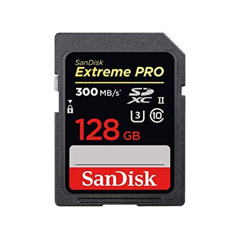 サンディスク 高速SDXC UHS-IIメモリーカード(Class 10対応・128GB) 防水仕様 Extreme PRO SDSDXPK
