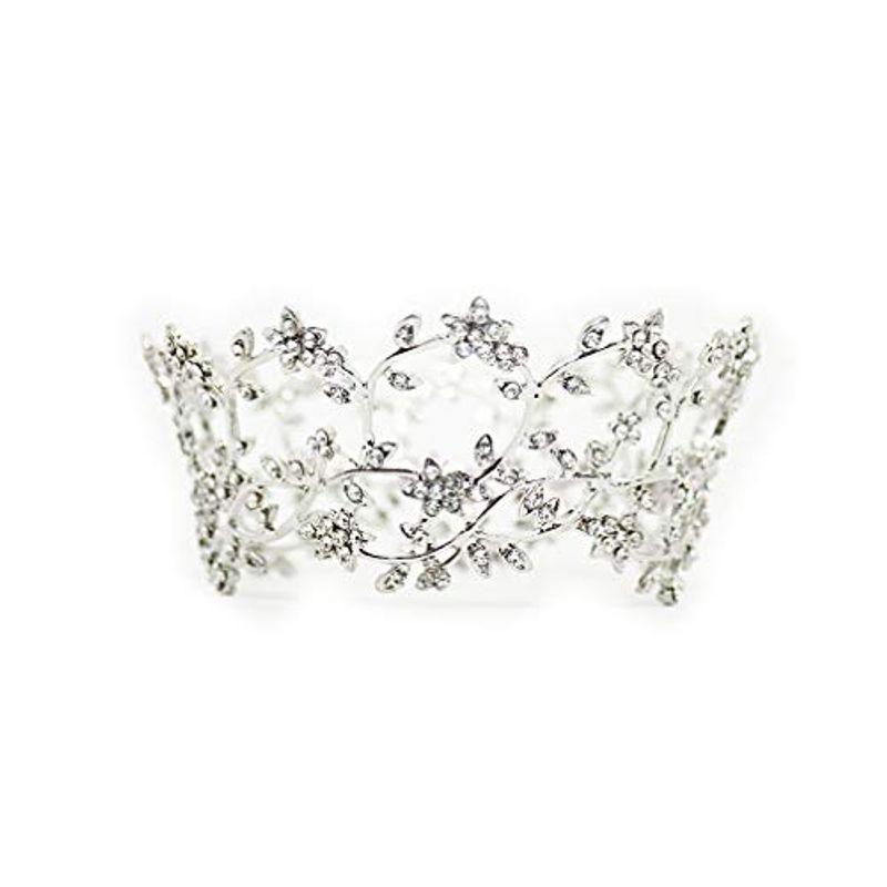 ティアラ 結婚式 キュービックジルコニア 王冠 ウエディング ティアラ ブライダル tiara 髪飾り ft8001sr