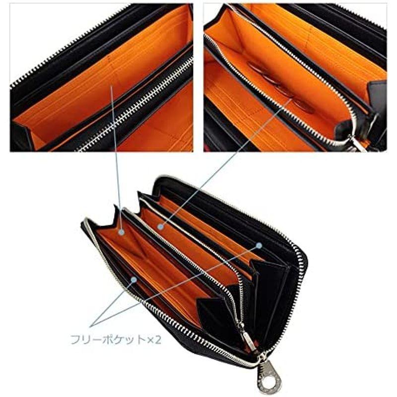 CASTELBAJAC(カステルバジャック) ラウンドファスナー長財布 小銭入れあり Lutos(ロータス) 077613 クロ カステルバジャック ラウンドファスナー長財布 小銭入れあり Lutos ロータス クロ