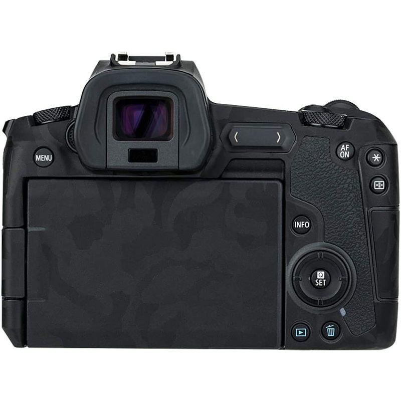 カメラ 保護レザーフィルム ボディフィルム Canon EOS R5 EOSR5 カメラ に対応 3M材料 ブラック迷彩