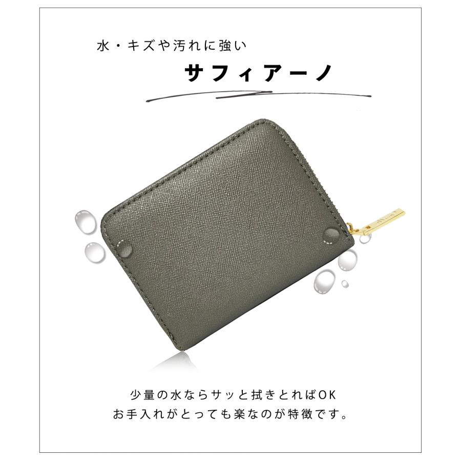 GISELLE ミニ財布 レディース お札折らない 二つ折り 小さめ GISELLE ミニ財布 レディース お札折らない 二つ折り 小さめ
