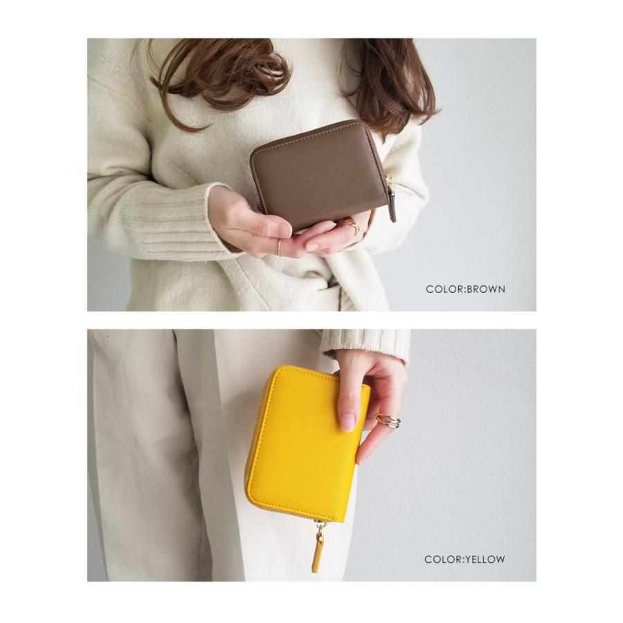 GISELLE ミニ財布 カードケース 二つ折り レディース 使いやすい 薄い