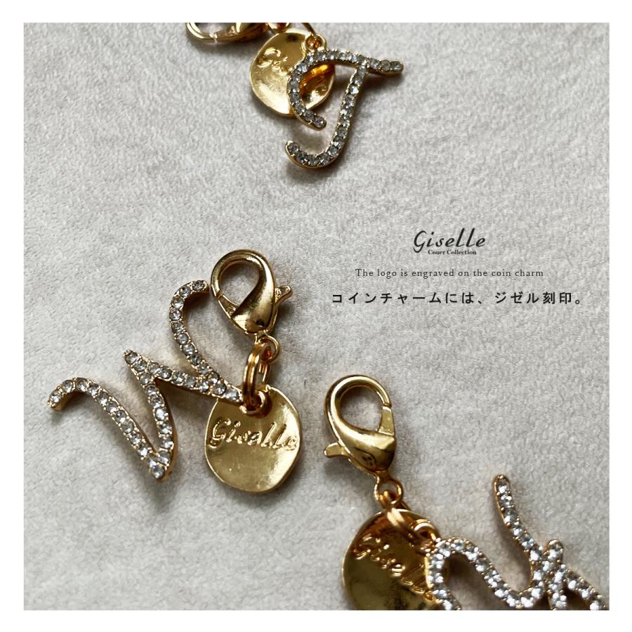 GISELLE チャーム バッグチャーム イニシャルチャーム ミニ