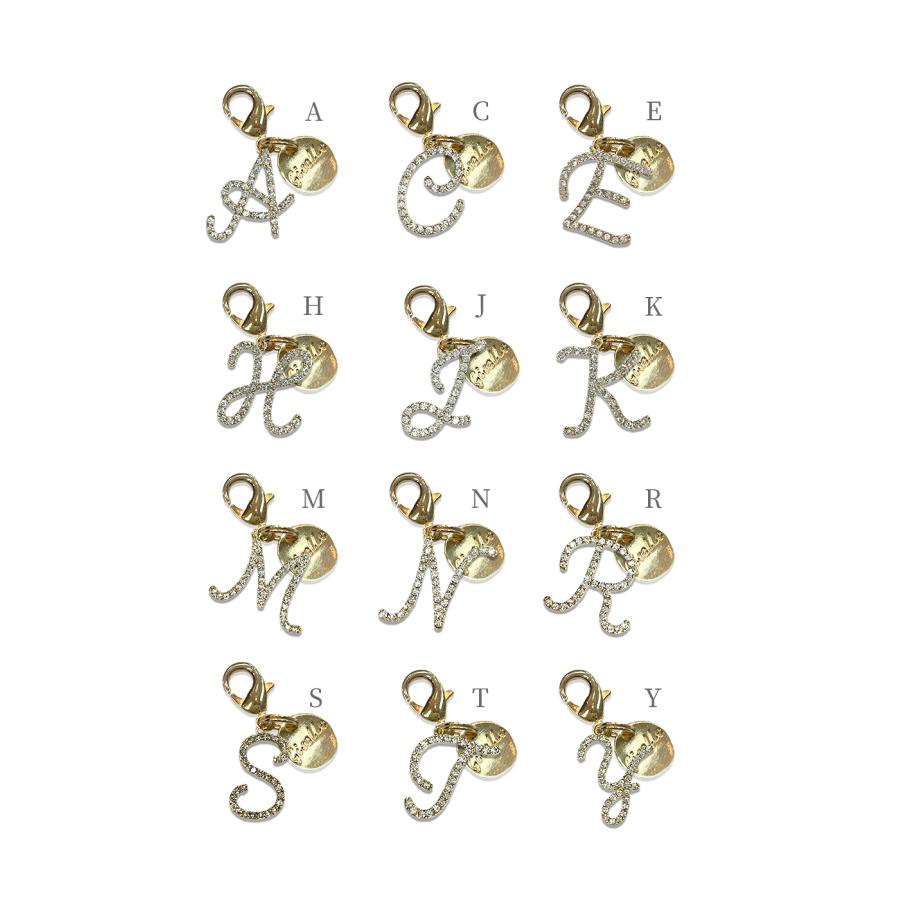 GISELLE チャーム バッグチャーム イニシャルチャーム ミニ