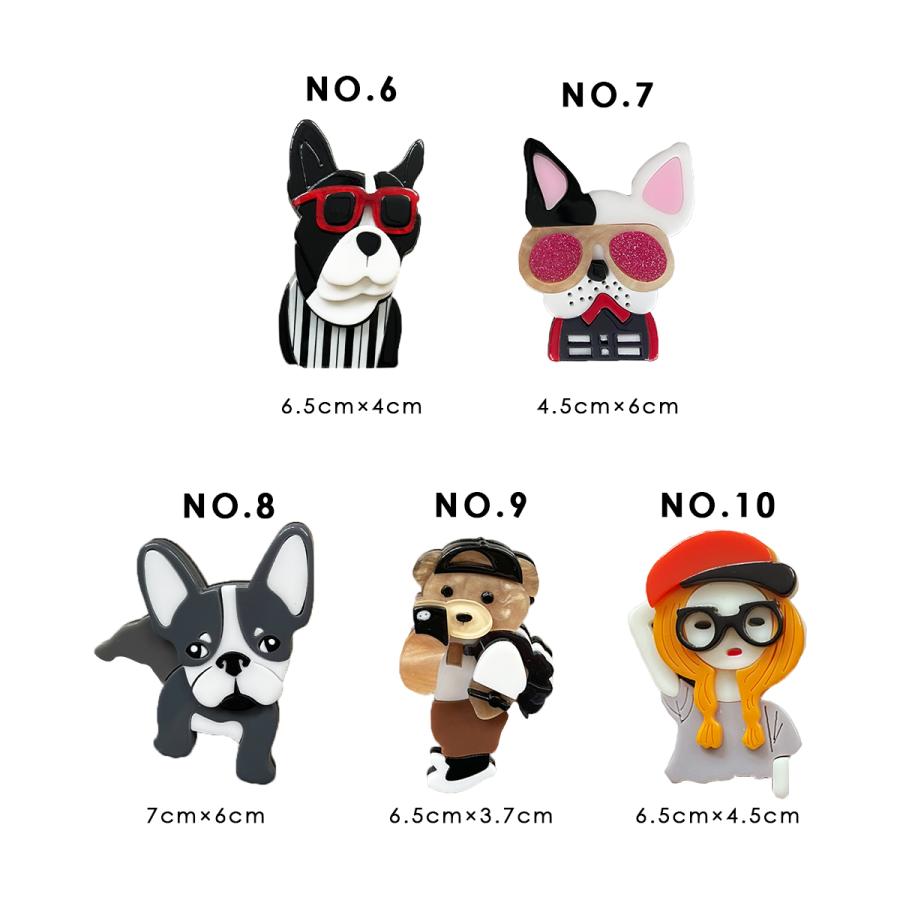 ブローチ ガール レディース ピンバッジ ワンポイント バッグ スカーフ留め おしゃれ かわいい 大きめ 完成品 送料無料 爆買 | GISELLE | 29