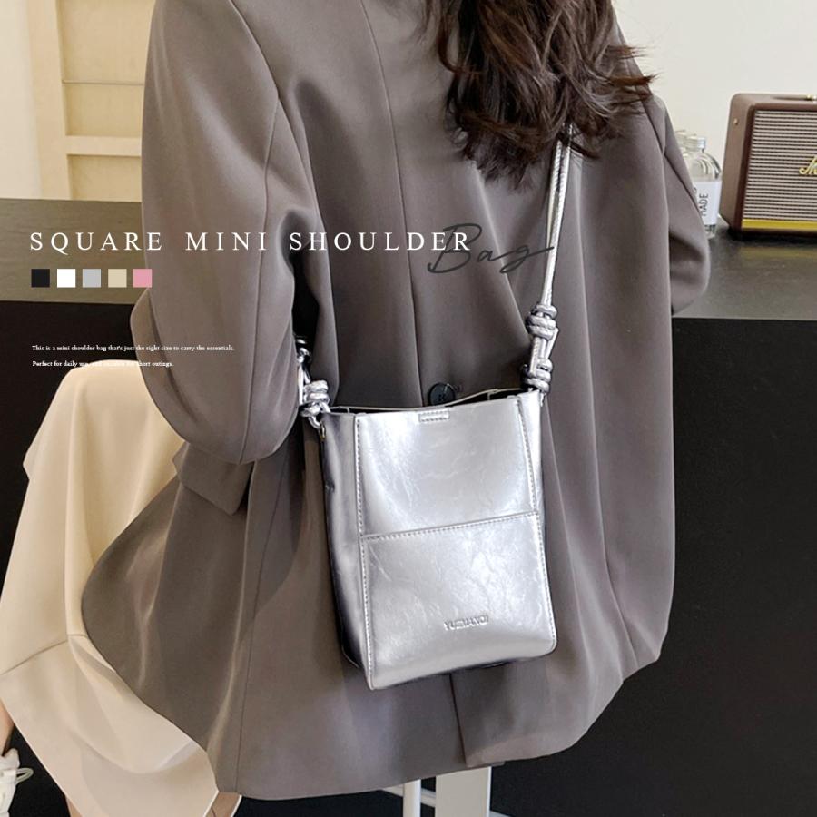 ショルダーバッグ レディース 斜めがけ 肩がけ 軽量 大容量 シンプル カジュアル 通勤 スマホショルダー コンパクト | GISELLE