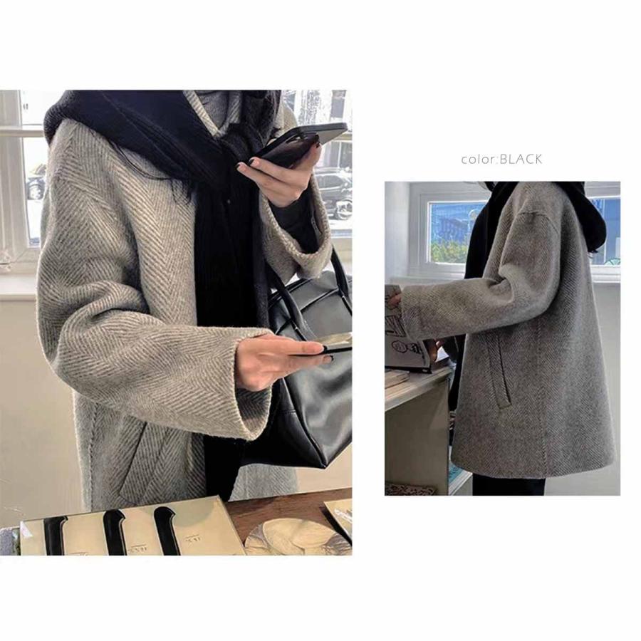 GISELLE マフラー レディース フード付き 大判 無地 ストール