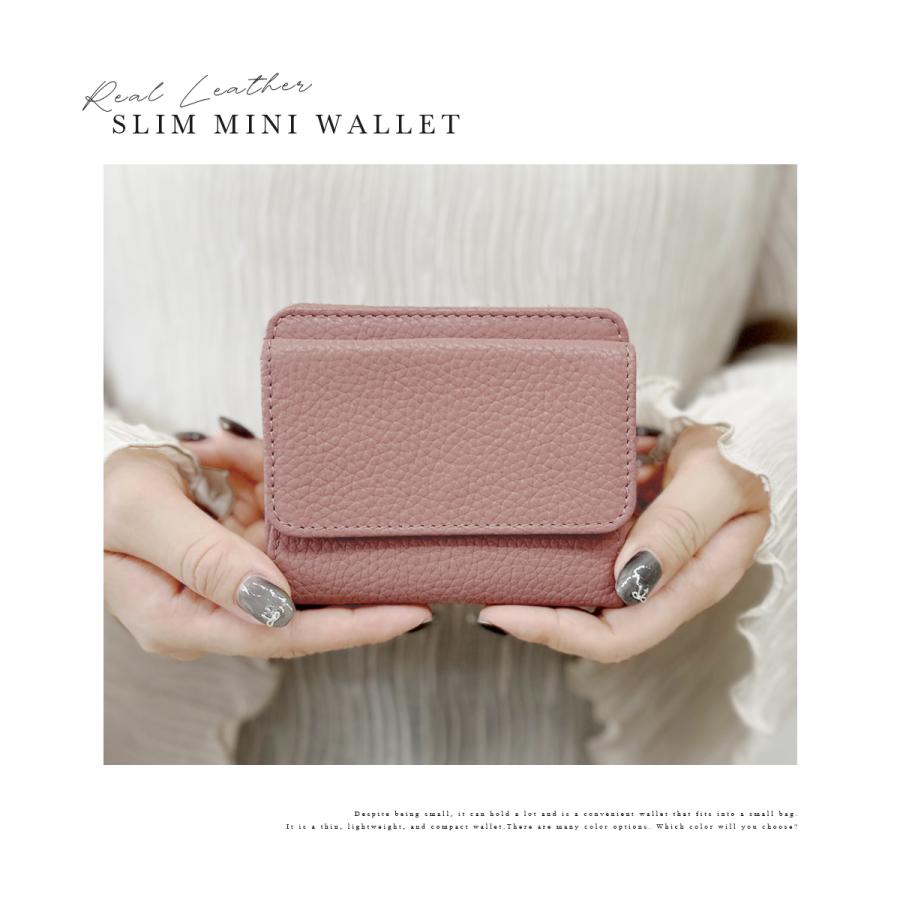GISELLE ミニ財布 レディース 本革 二つ折り コンパクト 小さい 大容量
