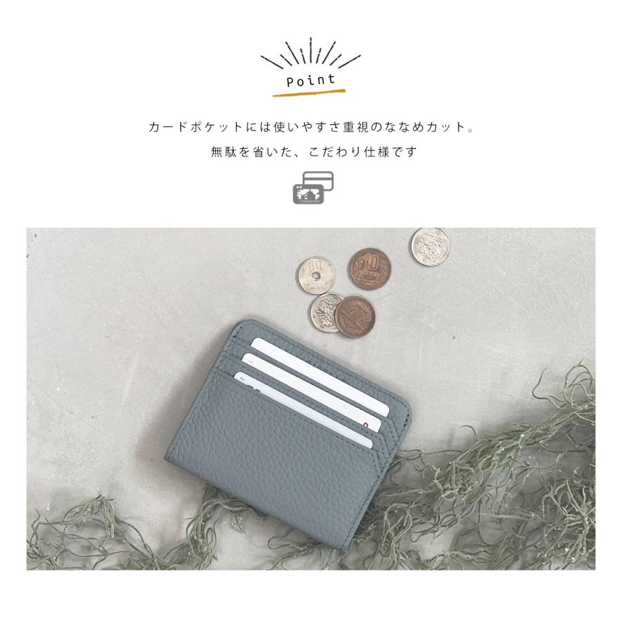 GISELLE ミニ財布 レディース 本革 薄型 コンパクト 使いやすい カード