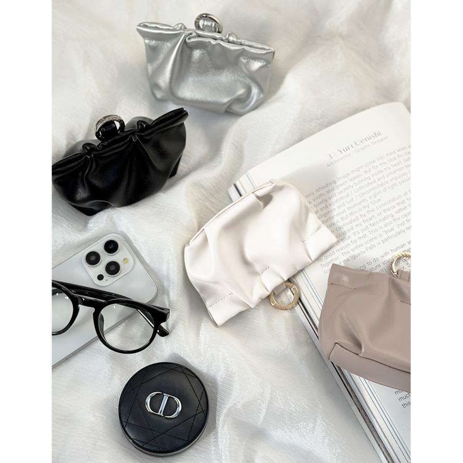 GISELLE ポーチ 小物入れ ミニポーチ カラビナ 小さめ マルチケース