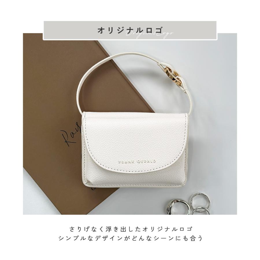 GISELLE ミニポーチ 小物入れ カラビナ 斜め掛け カードケース