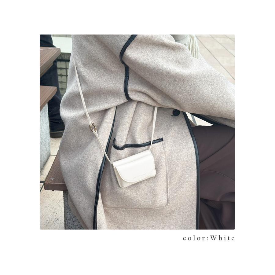 GISELLE ミニポーチ 小物入れ カラビナ 斜め掛け カードケース