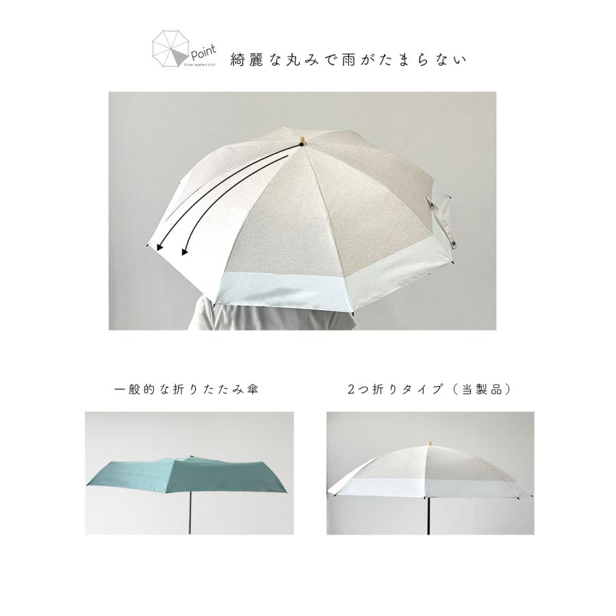 GISELLE 日傘 完全遮光 折りたたみ UVカット 100% 遮熱 軽量 晴雨兼用