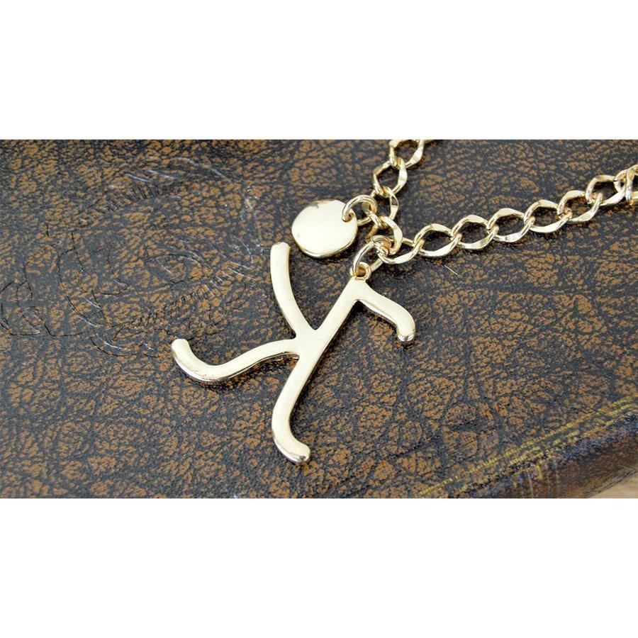 GISELLE バッグチャーム ストーン イニシャル アルファベット キラキラ