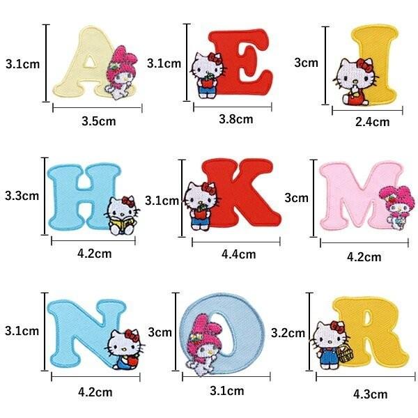 sanrio（サンリオ） キティ マイメロディ ワッペン アップリケ