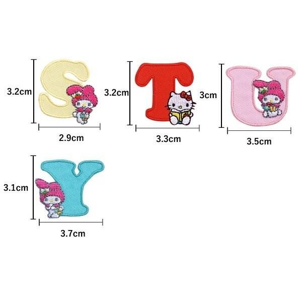 sanrio キティ マイメロディ ワッペン アップリケ サンリオ  