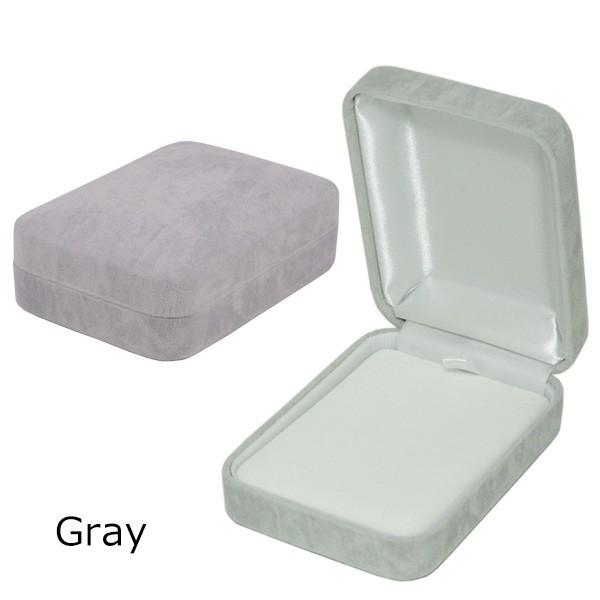 ジュエリーケース ネックレス用 スエード調 ペンダント ネックレス