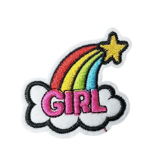 ロラライハリス刺繍データ　アイロンワッペン　キーホルダーセット　刺繍ハンドメイド ロラライハリス刺繍データ アイロンワッペン キーホルダーセット