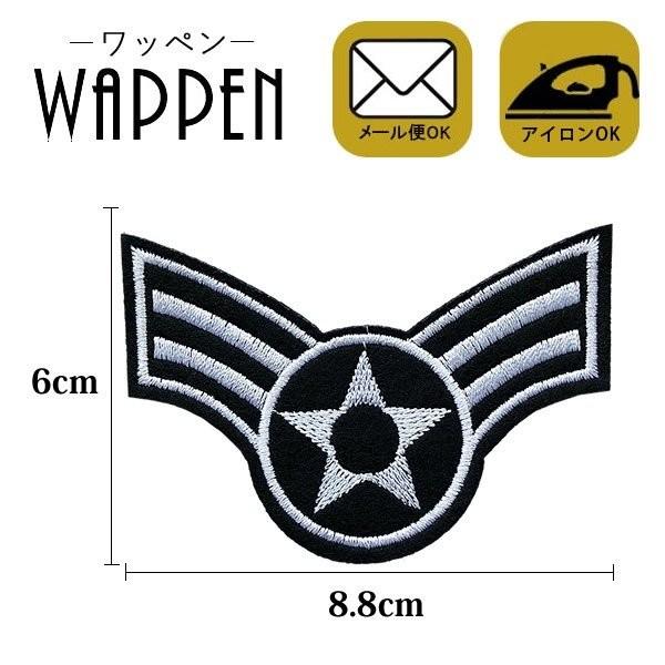 ミリタリー　ワッペン　インテリア ミリタリー ワッペン 刺繍 アイロン おしゃれ ハンドメイド 縦