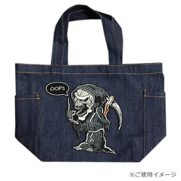 スカル ワッペン 刺繍 アイロン アップリケ 可愛い おしゃれ