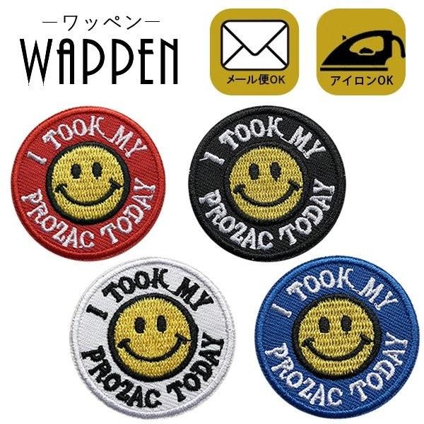 スマイル ワッペン 刺繍 アイロン おしゃれ かわいい アップリケ Smile ニコちゃん にこちゃん メール便 Patch Cl A 414 Rareleak 通販 Yahoo ショッピング