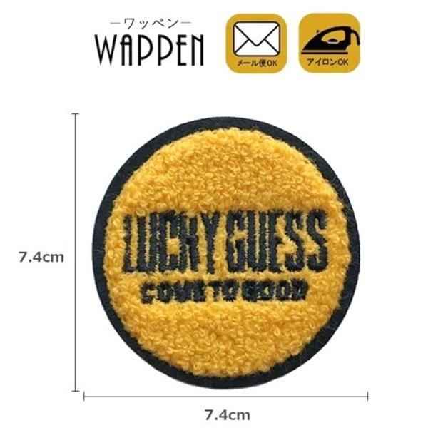 ワッペン 刺繍 アイロン おしゃれ かわいい アップリケ ロゴ 英語 Lucky Guess 入園 入学 男の子 女の子 ハンドメイド 縦7 4cm 横7 4cm メール便 Patch Cl A 529 Rareleak 通販 Yahoo ショッピング