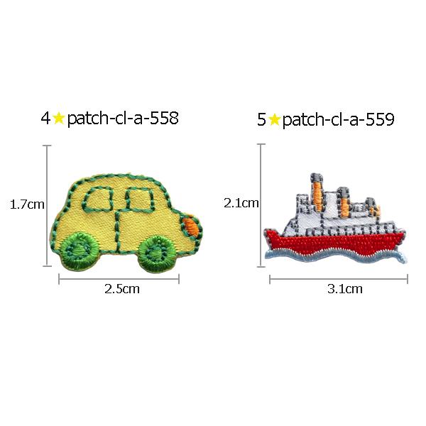 ワッペン アイロン 車 アップリケ 刺繍 おしゃれ かわいい