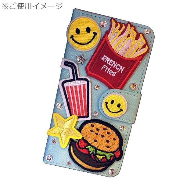sold!! ハンドメイド ペール缶 ニコチャン スマイル スマイル ワッペン ストーン アイロン おしゃれ アップリケ ミニ