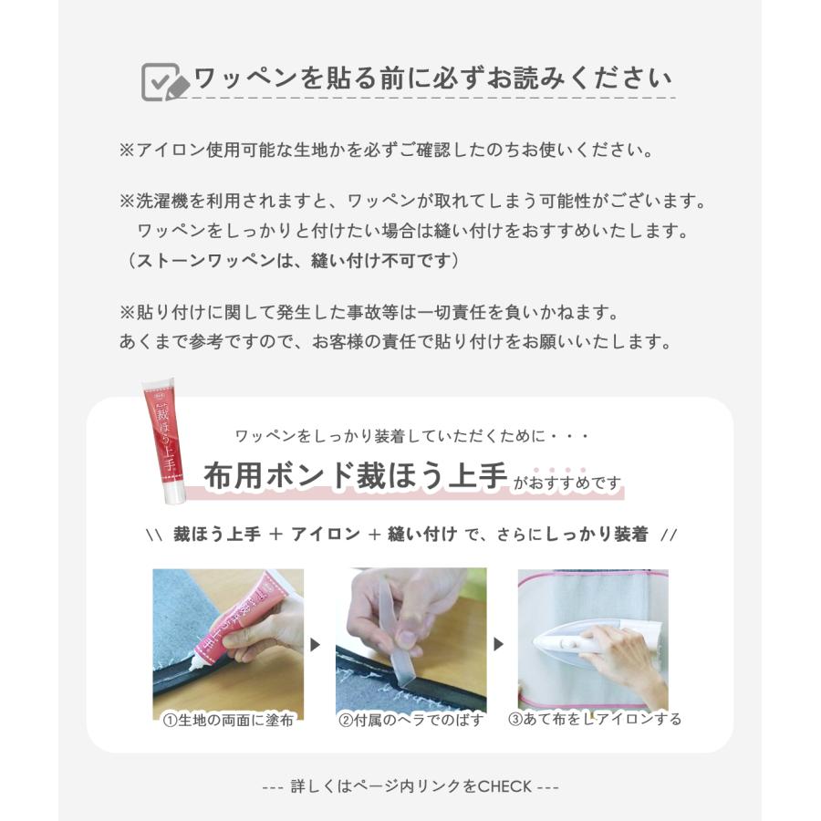 訳あり特価】ワッペン 刺繍 アイロン アイロン接着 ビッグ ニコちゃん