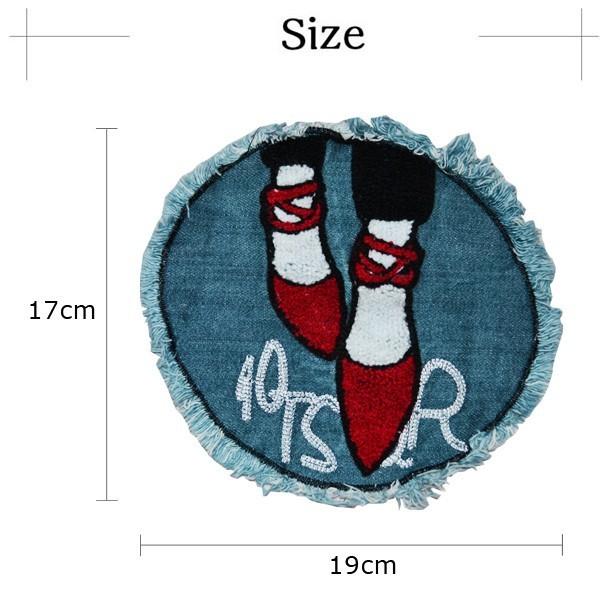 デニムリメイク❤️ワッペンタッセル（長いタイプ） デニムリメイク❤️ワッペンタッセル（長いタイプ）