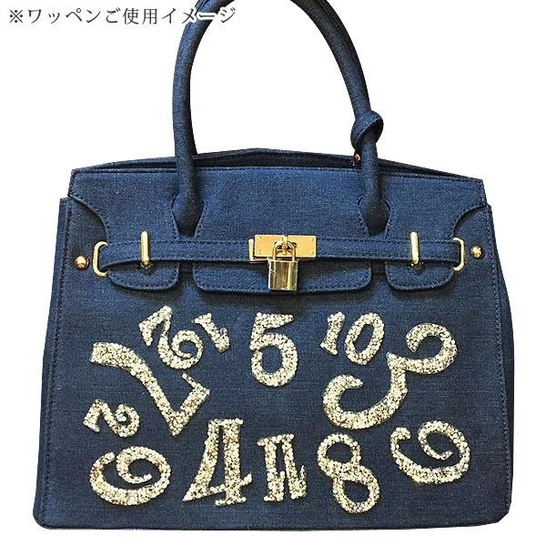 ワッペン ストーンワッペン アイロン接着 縦4.2cm×横2.9cm 数字