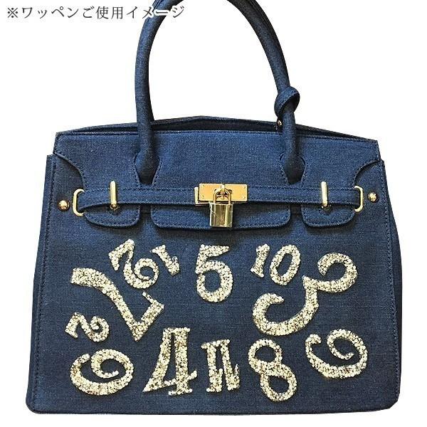 ワッペン ストーンワッペン アイロン接着 縦3.5cm×横3.6cm 数字 