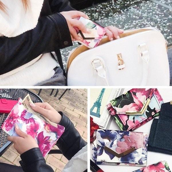 GISELLE ミニ財布 財布 レディース 小さめ 小銭入れ 三つ折り 使い