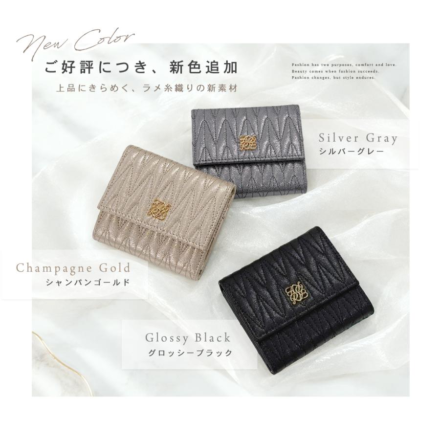 GISELLE 財布 レディース 三つ折り ミニ財布 折りたたみ 小さめ