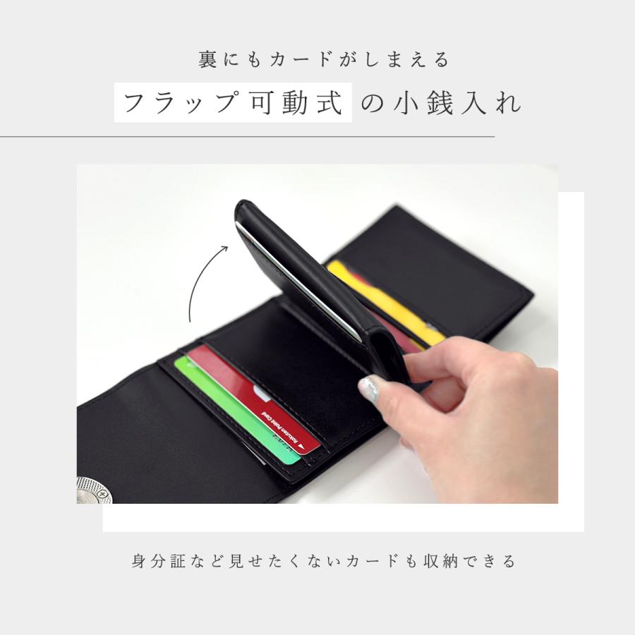 GISELLE 財布 三つ折り財布 ミニ財布 コンパクト スウェード調 カード