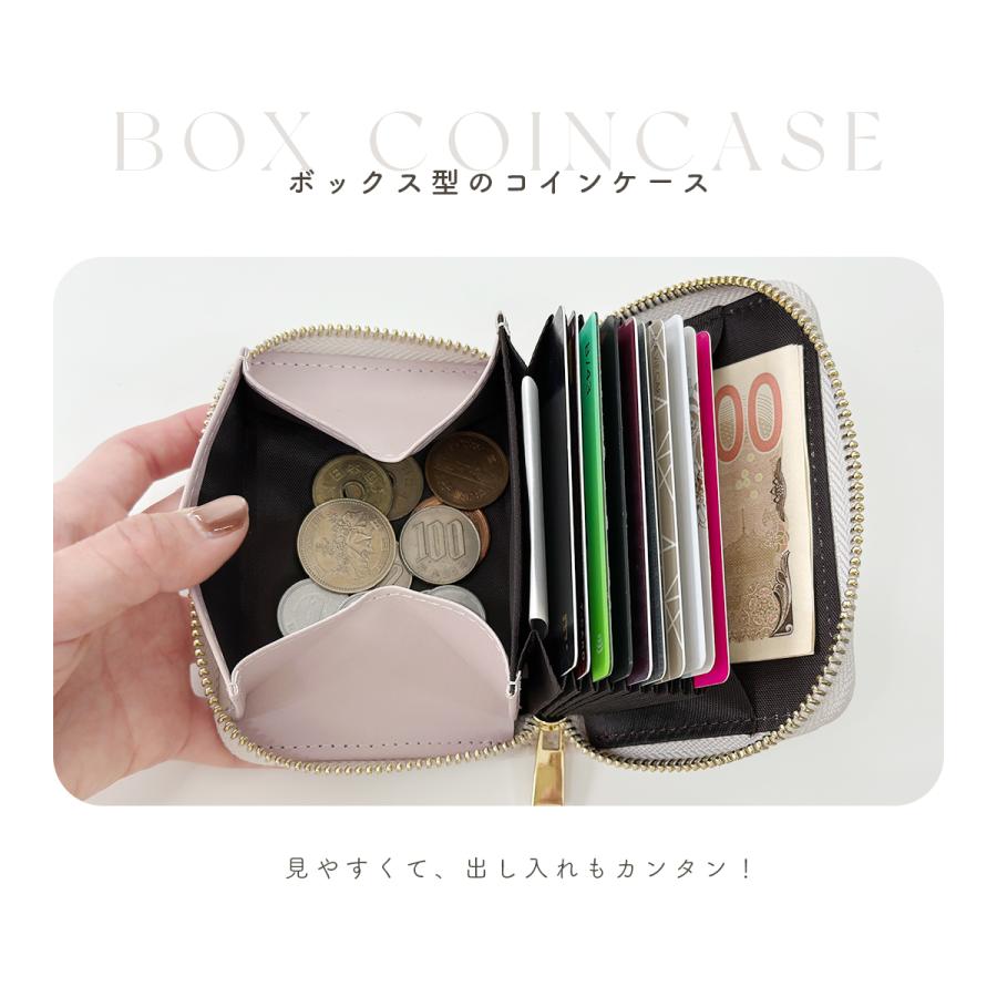 GISELLE ミニ財布 レディース 二つ折り コンパクト 小さめ 大容量