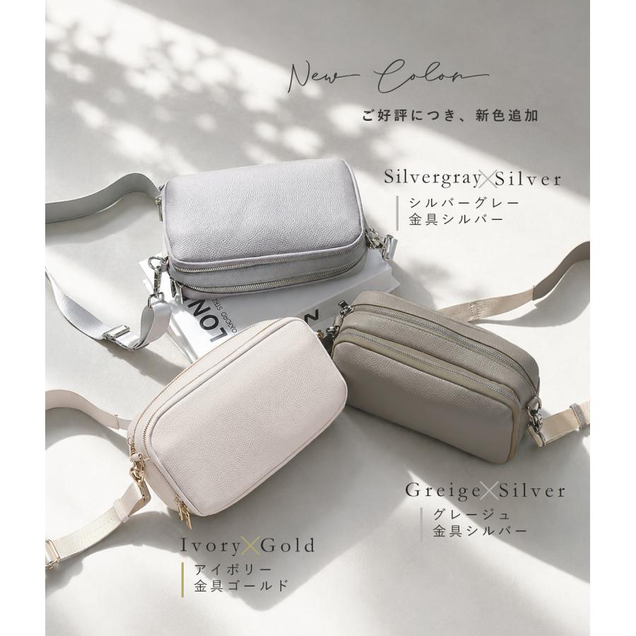 お財布ショルダー ショルダーバッグ レディース 本革 斜めがけ ポシェット 軽い スマホ 多機能 リール付き ポケット多い ペン ダブルファスナー 爆買の画像