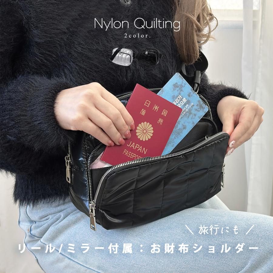 【未使用品】⭐︎ブラック キルティング ショルダーバッグ GISELLE ミニショルダーバッグ レディース 大容量 斜めがけ 軽量