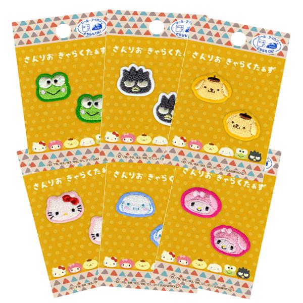 sanrio（サンリオ） ワッペン 刺繍 アイロン キャラクター アップリケ