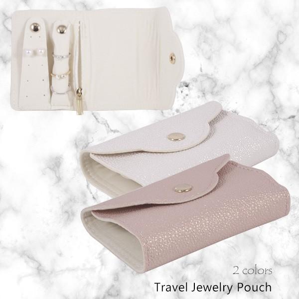 ジュエリーポーチ トラベルポーチ ジュエリーケース 携帯 アクセサリーケース 持ち運び アクセサリー ポケットファスナー 収納 ボックス Fjjw0jgxdl インテリア雑貨 Commonspace Be