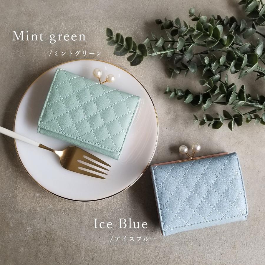 GISELLE 訳あり特価 ミニ財布 レディース 三つ折り がま口 コンパクト