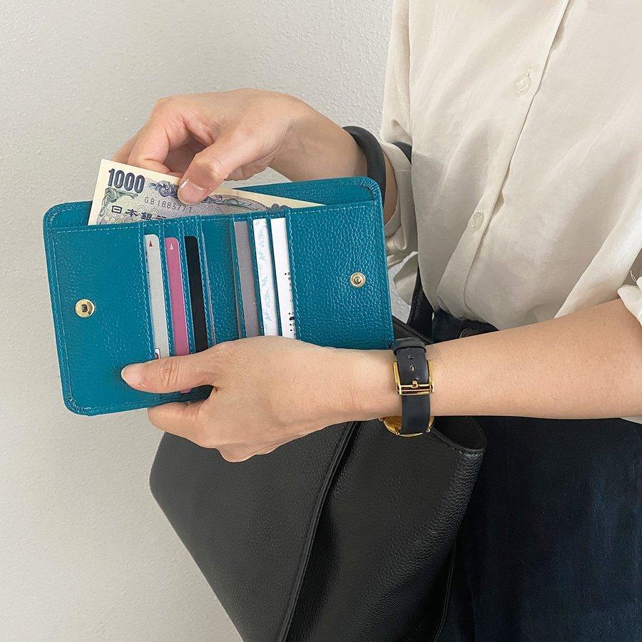 財布 レディース 本革 ミニ財布 二つ折り財布 小さめ 薄い カードケース スマートウォレット コンパクト メンズ レアリーク 小銭入れ 爆買 | GISELLE | 17