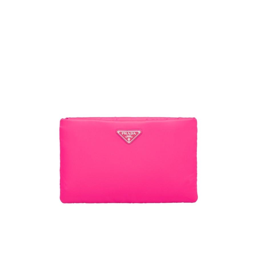 プラダ Prada バッグ バック クラッチバッグ フューシャ ピンク シルバー ナイロン ファブリック メタル チェーン 1bf0812ccjf0029voooprada1bf0812ccjf0029vooo ブランドショップrarelist 通販 Yahoo ショッピング