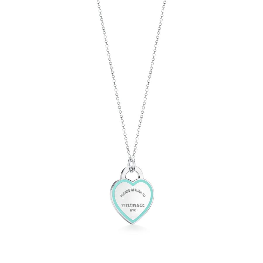 ティファニー TIFFANY ネックレス スターリングシルバー ブルー ハート