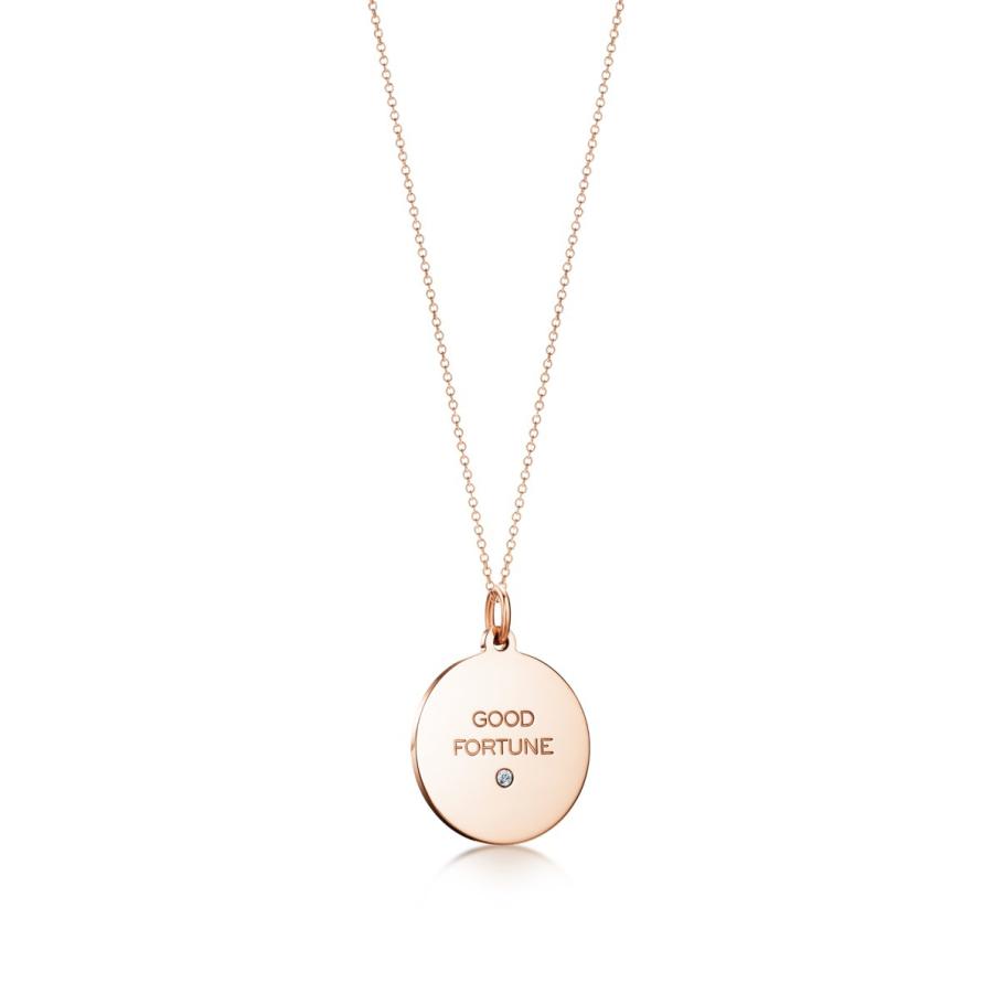 オーセンティック ティファニー Tiffany ネックレス ローズゴールド 18k ダイヤモンド ラウンド Good Fortune チェーン61cm 22春夏新色 Sindivacs Com Br