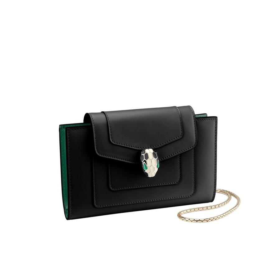 ブルガリ Bvlgari カードケース 名刺入れ パスケース スマホケース ブラック グリーン ゴールド カーフレザー スネークヘッド チェーン 24bvlgari24 ブランドショップrarelist 通販 Yahoo ショッピング