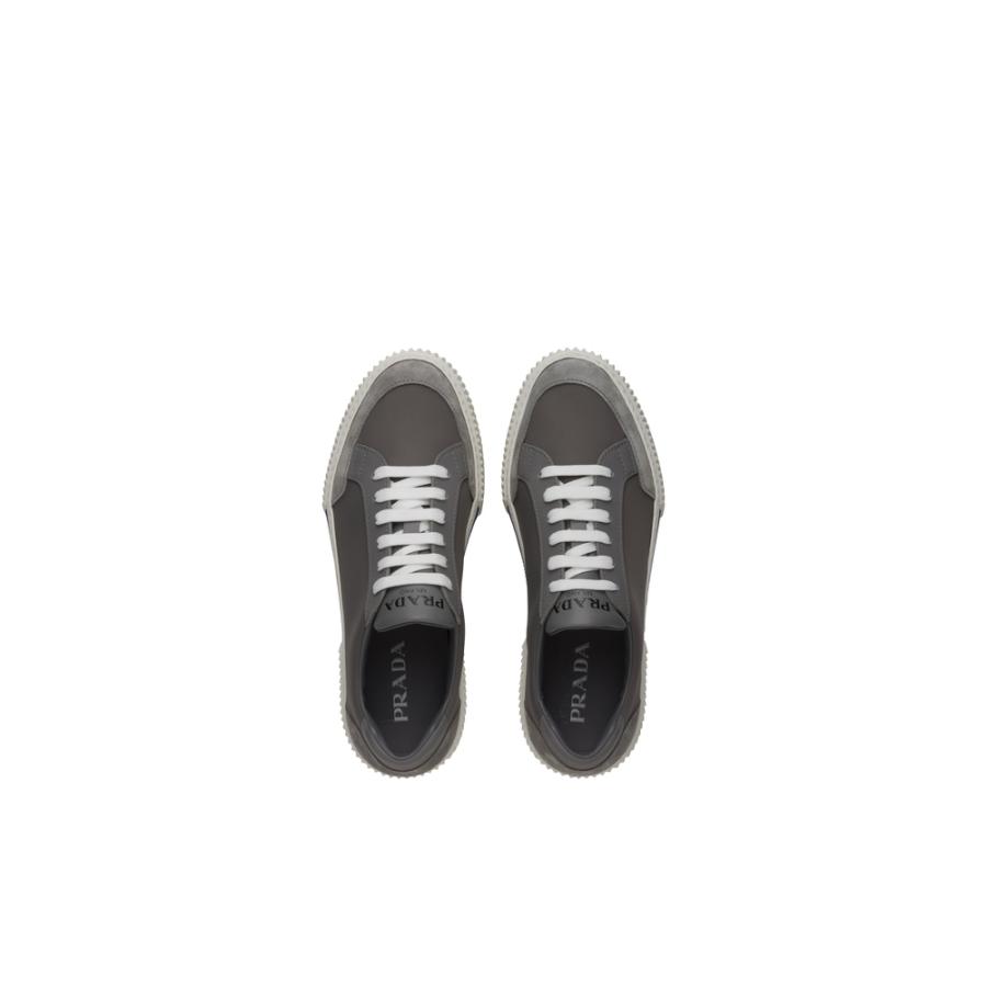 2021特集 プラダ スニーカー スエード×ナイロン 紺 27cm asakusa.sub.jp