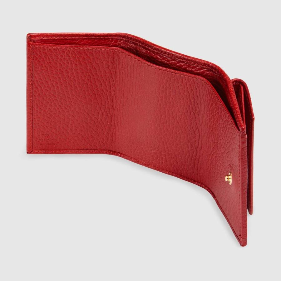 グッチ GUCCI 財布 小財布 三つ折り 3つ折り ハイビスカス レッド グッチ GUCCI 財布 小財布 三つ折り 3つ折り ハイビスカス レッド