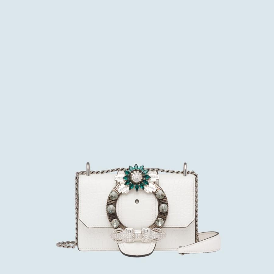 ミュウミュウ MIU MIU バッグ バック ショルダーバッグ ホワイト シルバー フラワー ジュエル バックル クロコダイル プリント カーフレザー :5BD0842B8GF0009VCJOMIUMIU5BD0842B8GF0009VCJO:ブランドショップRARELIST - 通販 - ミュウミュウ MIU MIU バッグ バック ショルダーバッグ ホワイト シルバー フラワー ジュエル バックル クロコダイル プリント カーフレザー :5BD0842B8GF0009VCJOMIUMIU5BD0842B8GF0009VCJO:ブランドショップRARELIST - 通販 -