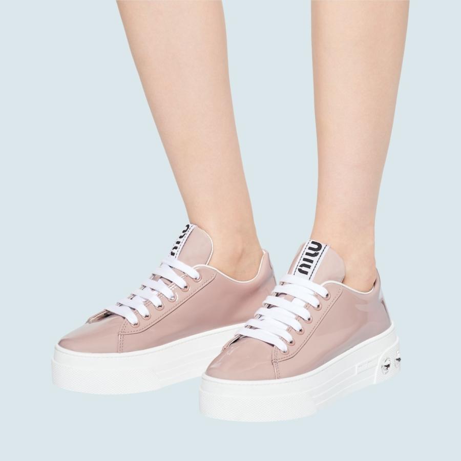 好評 スニーカー Miumiu 60 Off 靴 シューズ